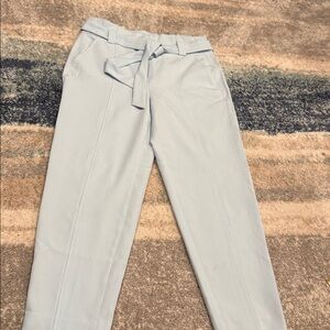 White House Black Market Sky Blue Trousers cropped high waisted sold out